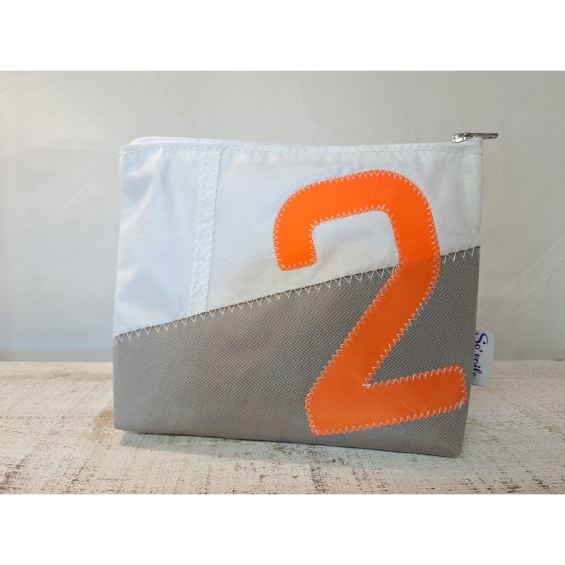Pochette Large en voile de bateau recyclée