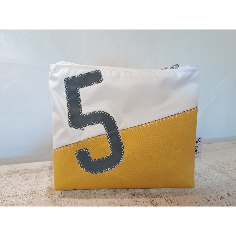 Pochette voile de bateau recyclée