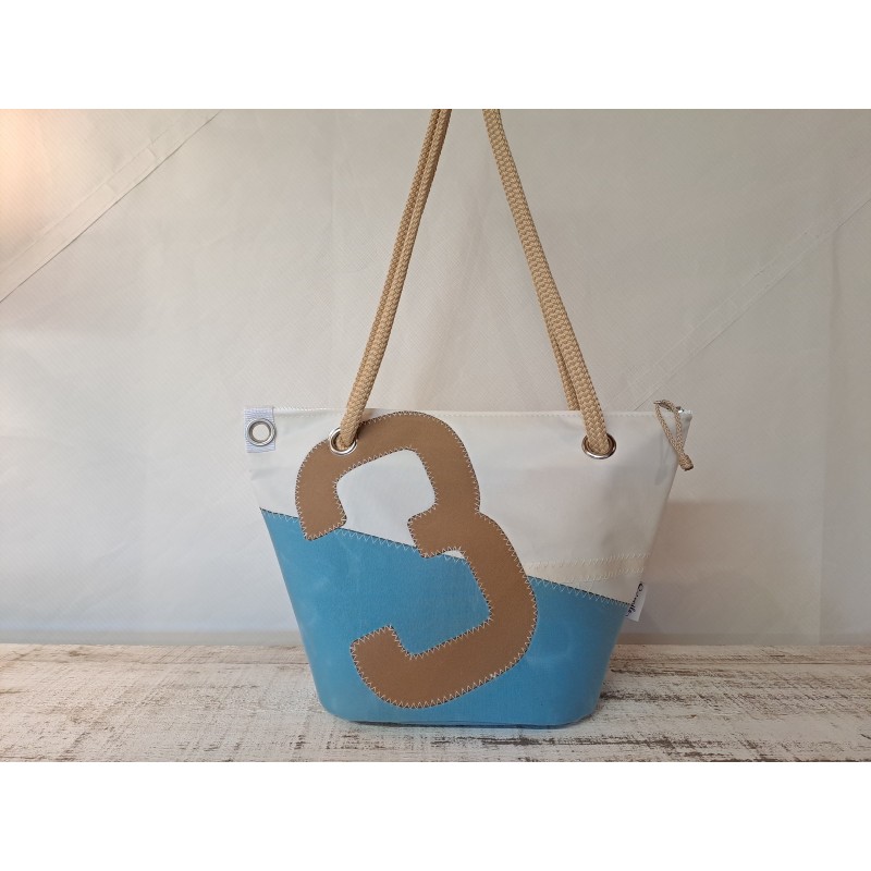 Sac à mains en voile de bateau recyclée