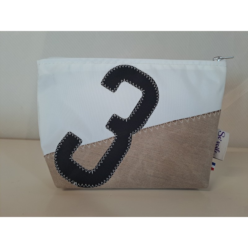 Pochette en voile de bateau recyclée