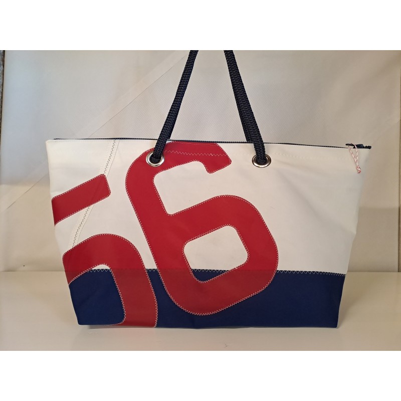 Cabas Beach en voile de bateau recyclée