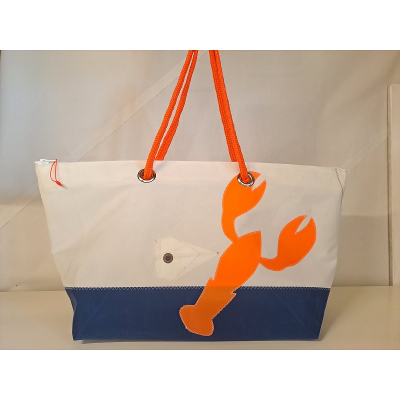 Cabas Beach en voile de bateau recyclée