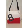 Pochette bandoulière en voile de bateau recyclée