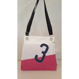 Pochette bandoulière en voile de bateau recyclée