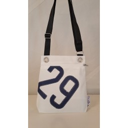 Pochette bandoulière en voile de bateau recyclée