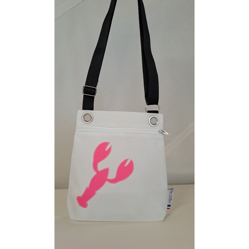 Pochette bandoulière en voile de bateau recyclée